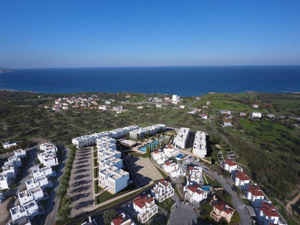 Aqualina birdseye sea view