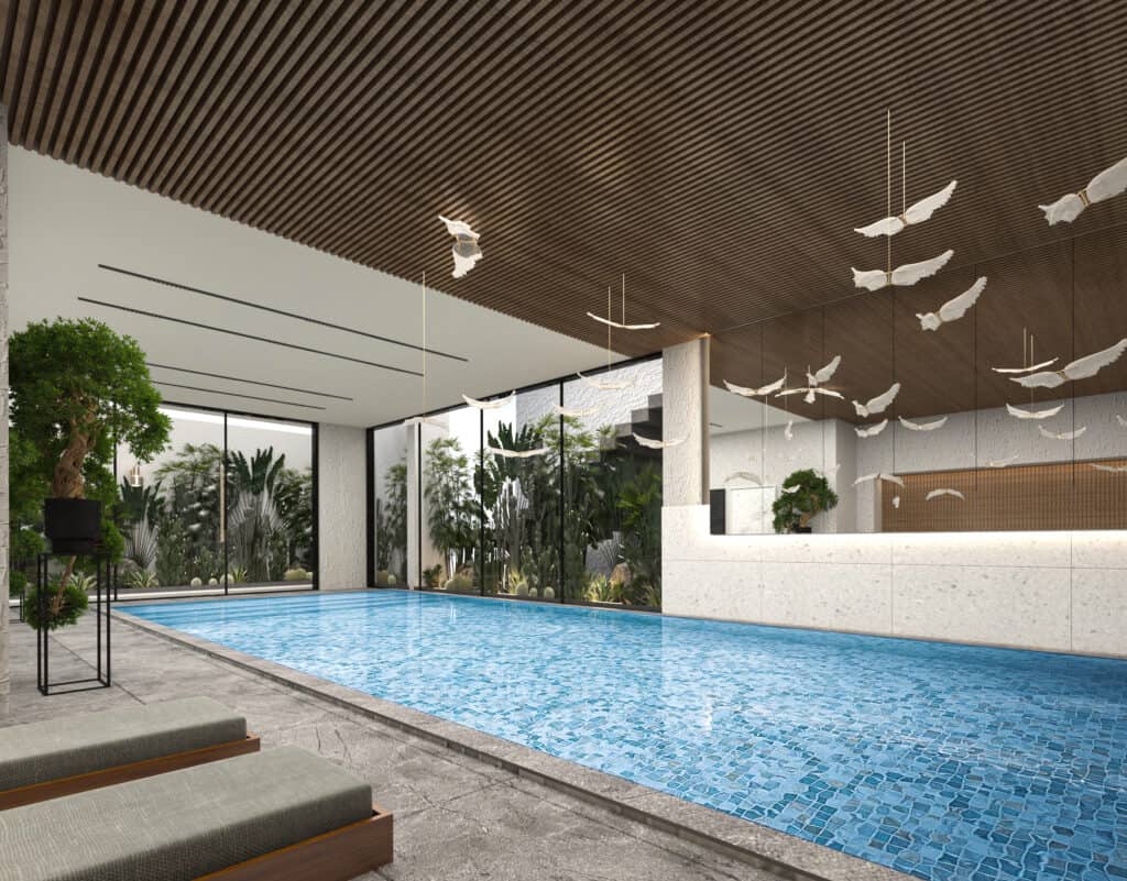 The Blue - Spa indoor pool